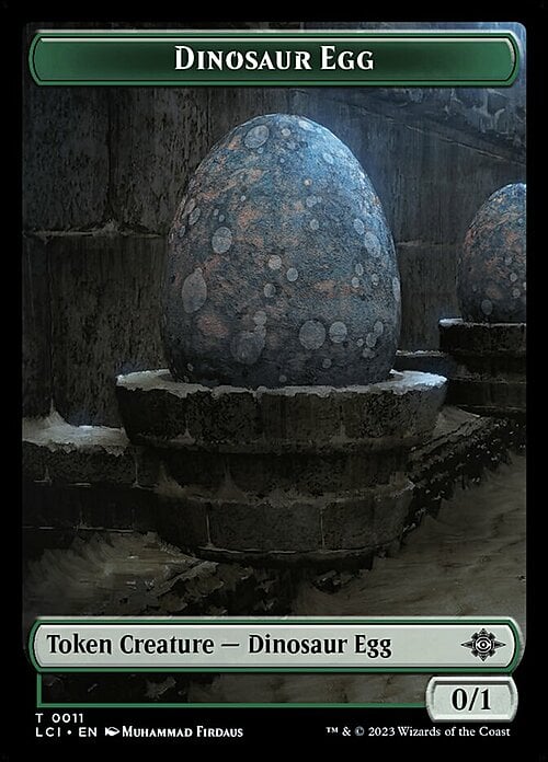 Dinosaur Egg Card Front
