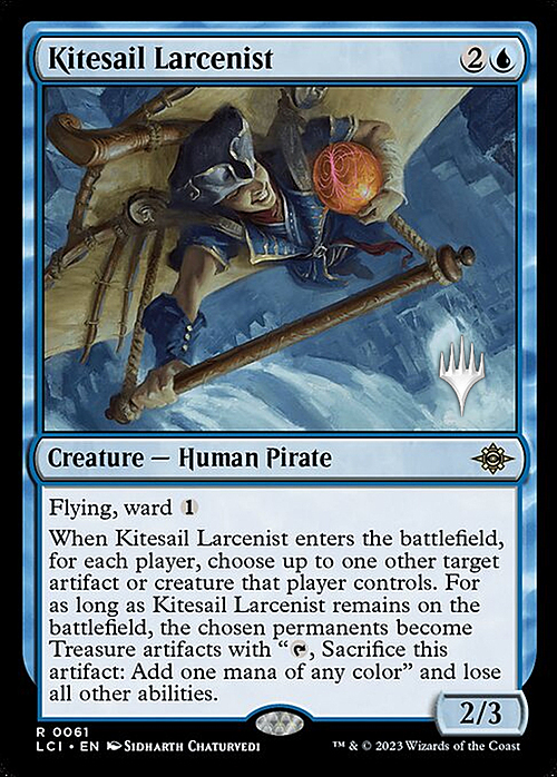 Kitesail Larcenist Card Front