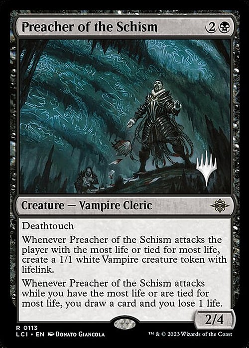 Preacher of the Schism Card Front