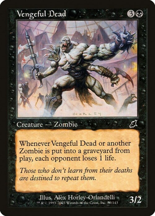 Vengeful Dead Card Front