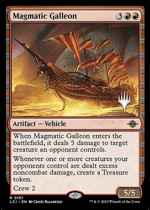 Magmatic Galleon Card Front