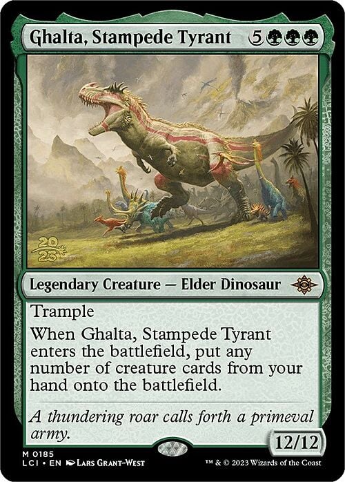 Ghalta, Stampede Tyrant Card Front