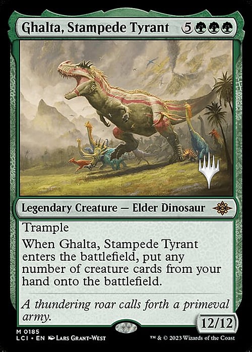 Ghalta, Stampede Tyrant Card Front