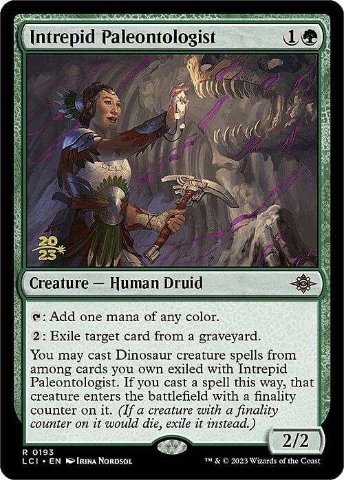 Paleontologa Intrepida Card Front