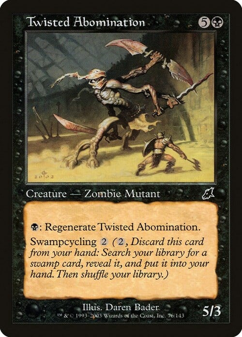 Abominio Folle Card Front