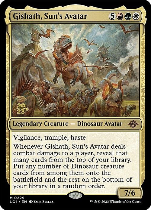 Gishath, Sun's Avatar Card Front