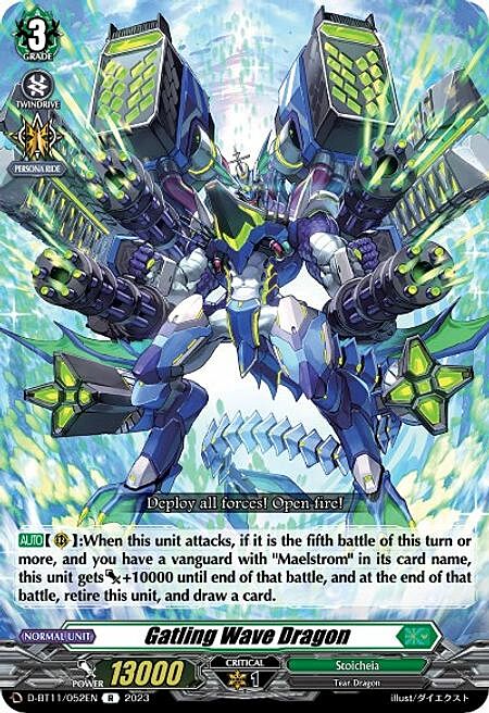 Gatling Wave Dragon Card Front