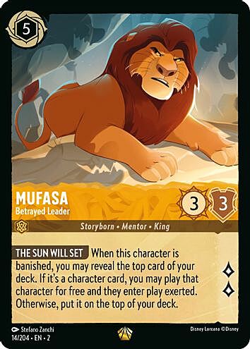 Mufasa - Betrayed Leader Frente
