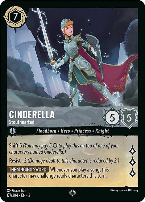 Cinderella - Stouthearted Card Front