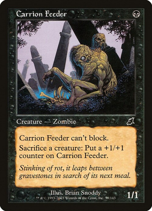 Carrion Feeder Card Front
