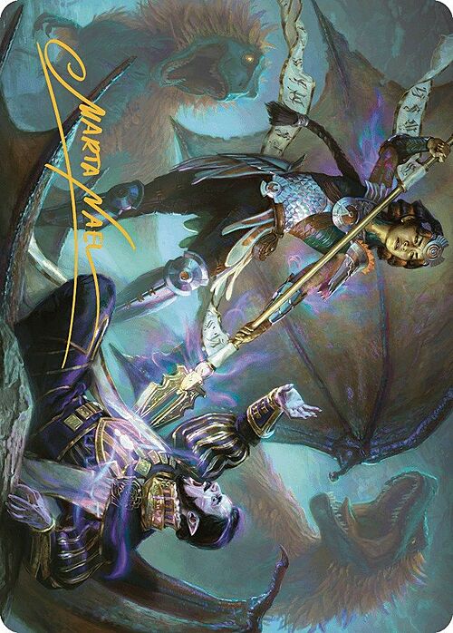 Art Series: Huatli's Final Strike Card Front