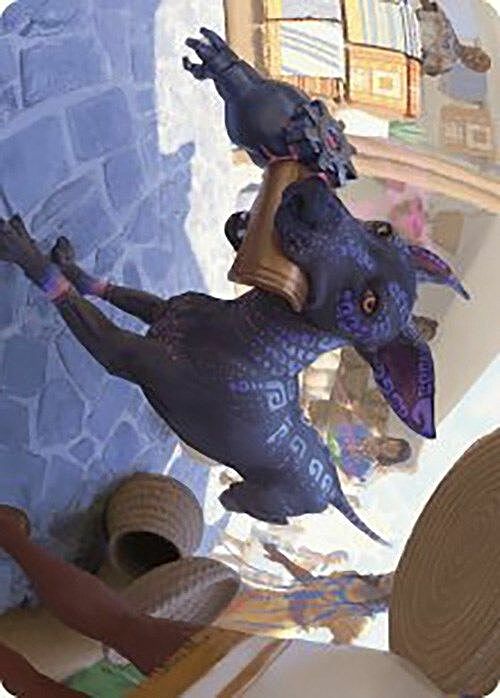 Art Series: Mischievous Pup Card Front