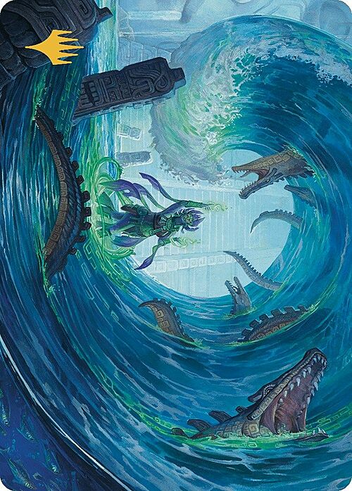 Art Series: Wave Goodbye Card Front