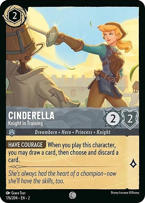 Cinderella - Knight in Training Card Front