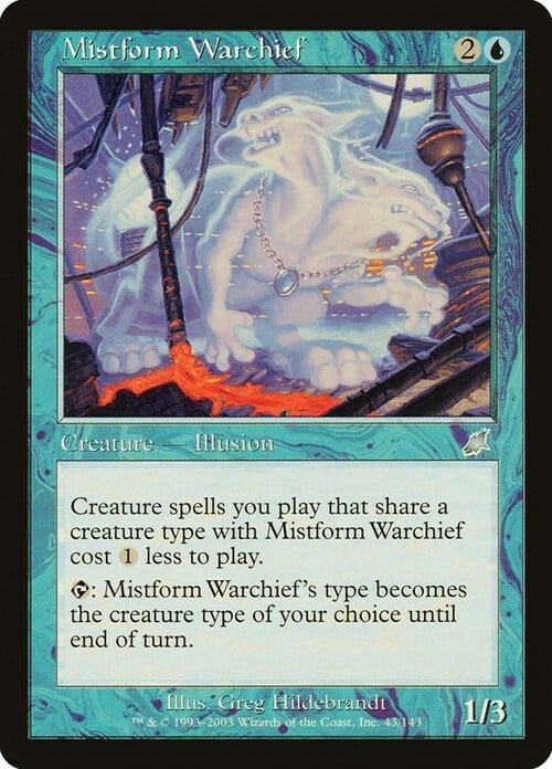 Mistform Warchief Card Front
