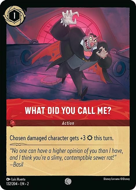 What Did You Call Me? Card Front