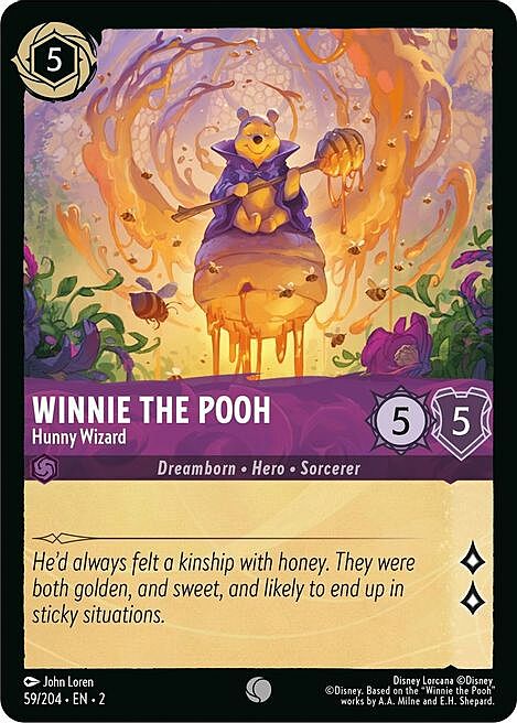 Winnie the Pooh - Hunny Wizard Card Front