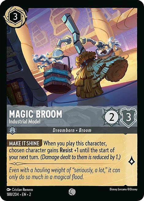 Magic Broom - Industrial Model Card Front