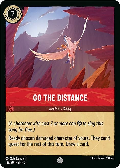 Go the Distance Card Front