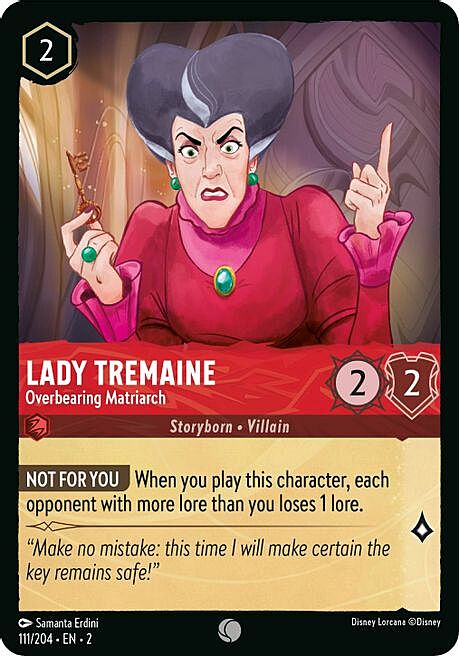 Lady Tremaine - Overbearing Matriarch Card Front