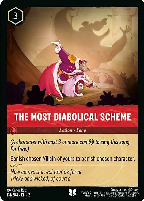 The Most Diabolical Scheme Card Front