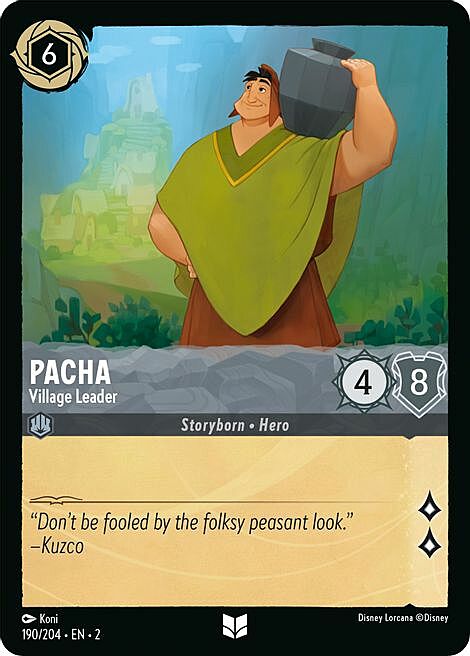 Pacha - Village Leader Card Front