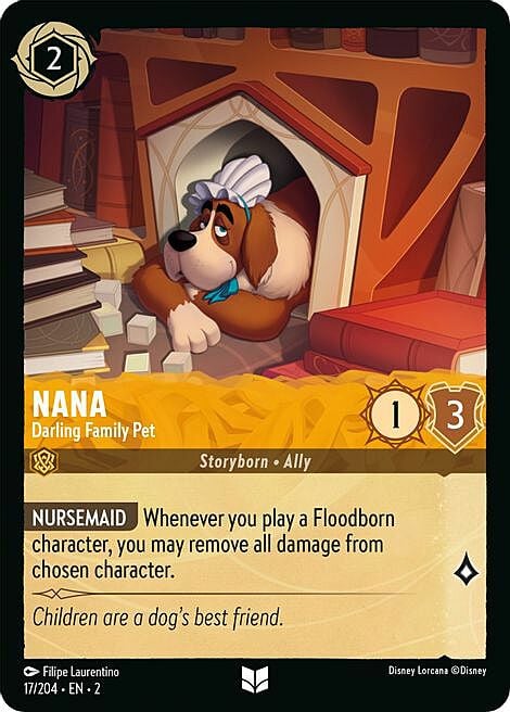 Nana - Darling Family Pet Card Front