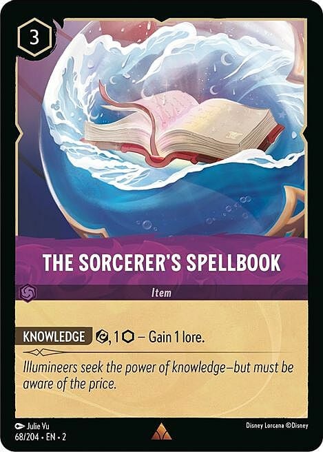 The Sorcerer's Spellbook Card Front