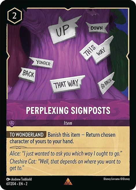 Perplexing Signposts Card Front