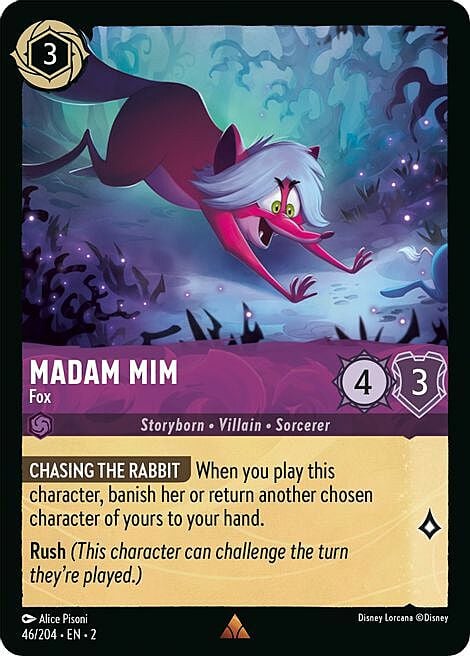 Madam Mim - Fox Card Front