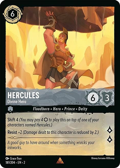 Hercules - Divine Hero Card Front