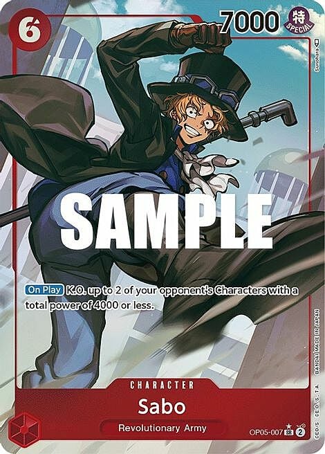 Sabo Card Front