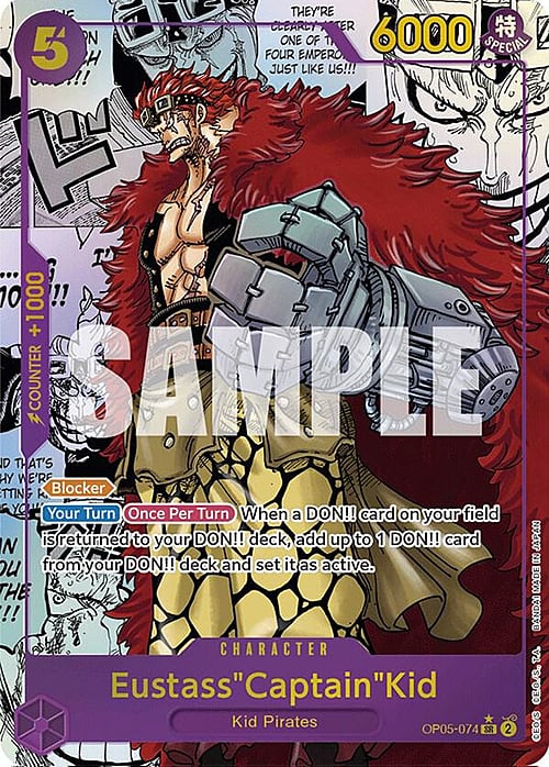 Eustass"Captain"Kid Card Front