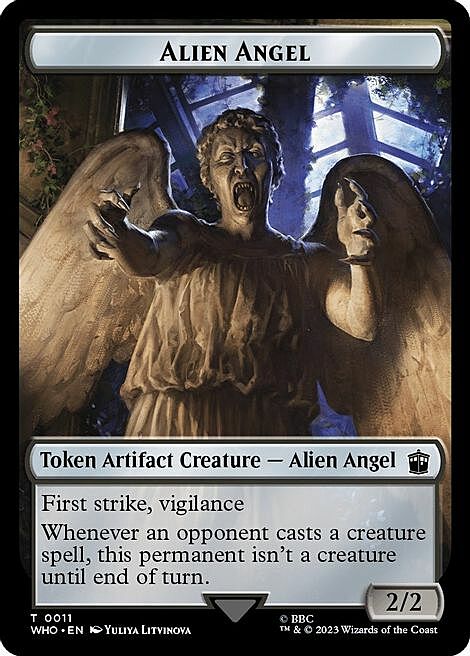Alien Angel // Alien Warrior Card Front