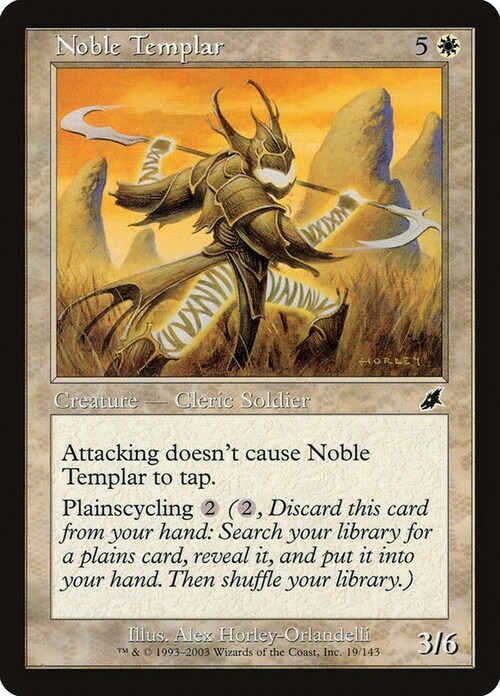 Noble Templar Card Front
