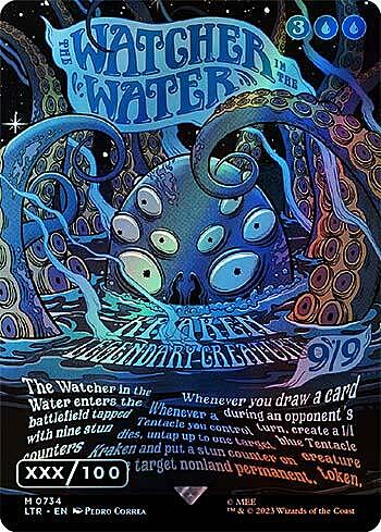 The Watcher in the Water Card Front