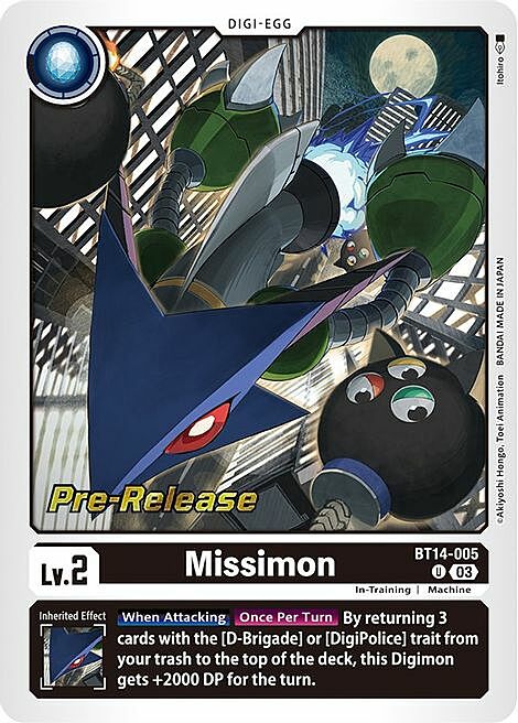 Missimon Card Front