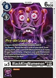 BlackKingNumemon · Pre-Release Stamped BT14-063