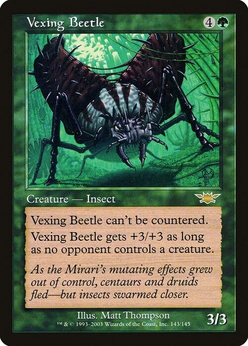 Vexing Beetle Card Front