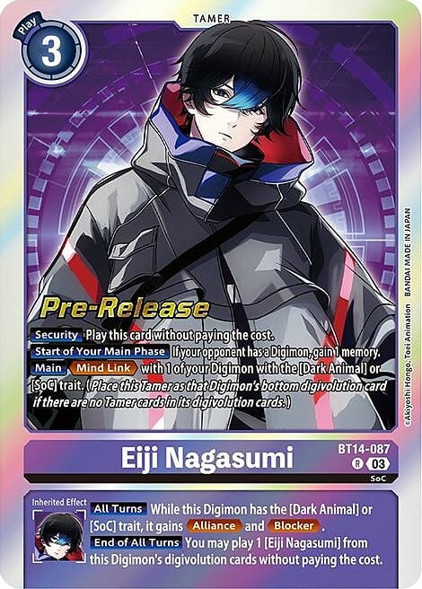 Eiji Nagasumi Card Front