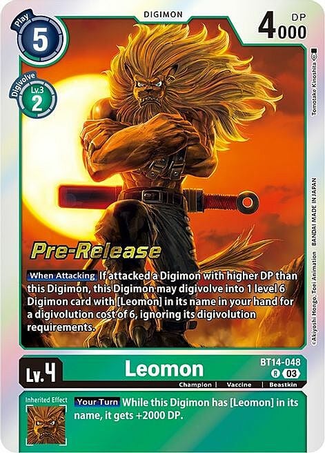 Leomon Card Front