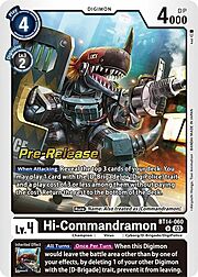 Hi-Commandramon · Pre-Release Stamped BT14-060