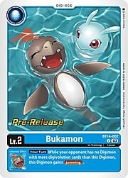 Bukamon · Pre-Release Stamped BT14-002
