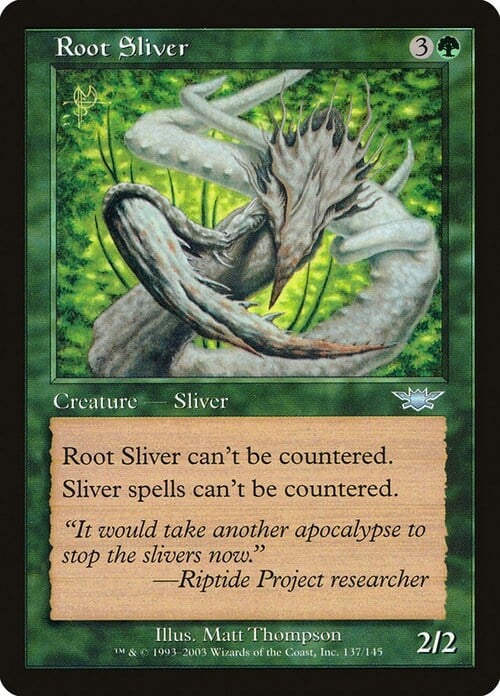 Root Sliver Card Front