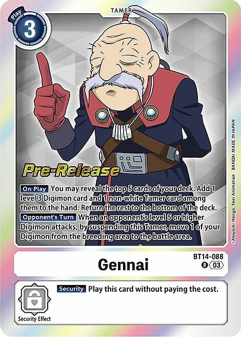 Gennai Card Front