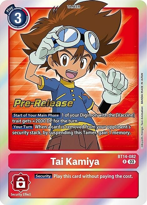 Tai Kamiya Card Front