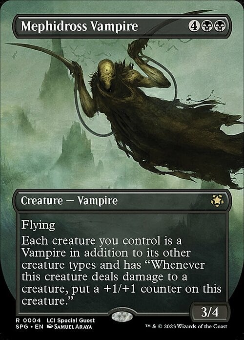 Mephidross Vampire Card Front