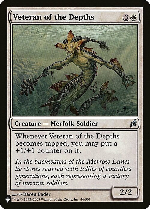 Veteran of the Depths Card Front