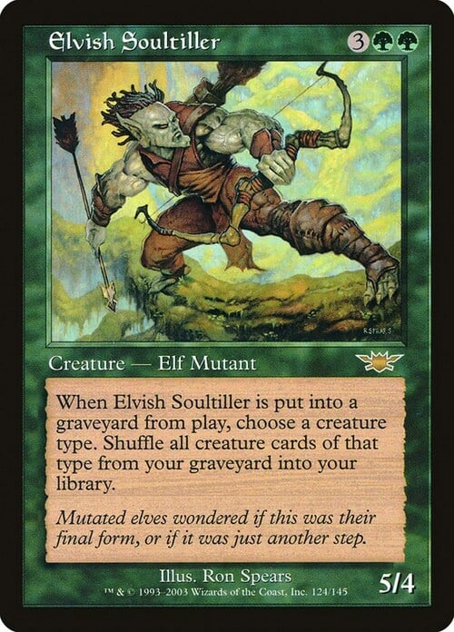 Elvish Soultiller Card Front