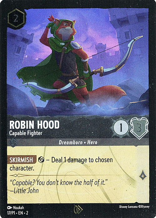 Robin Hood - Capable Fighter Card Front